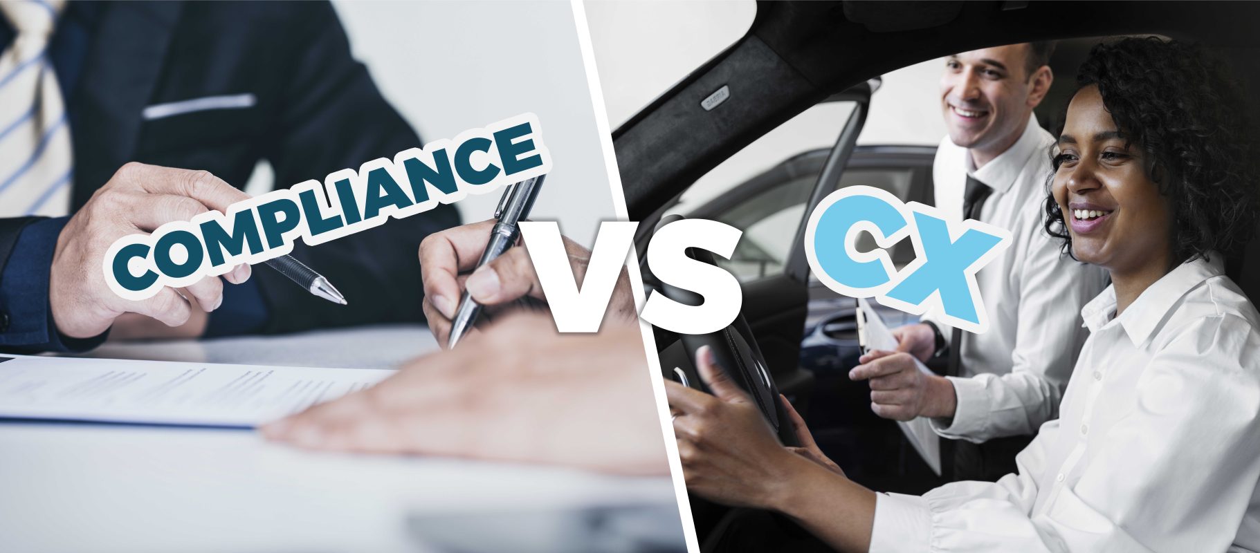 Compliance vs CX banner