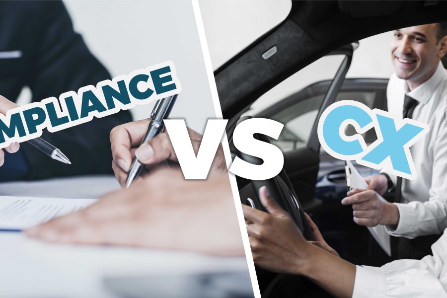 Compliance vs CX banner